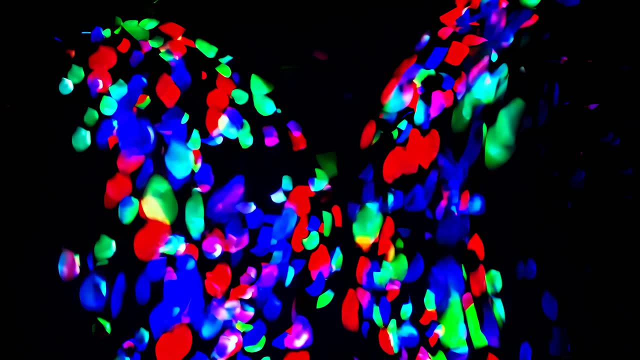 추상적인 반이는 색