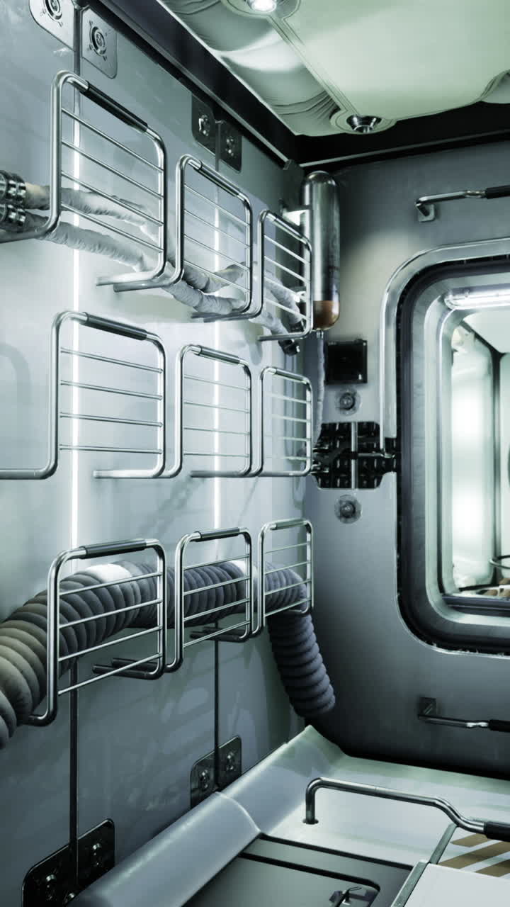 Exploring a complex interior module design on the iss