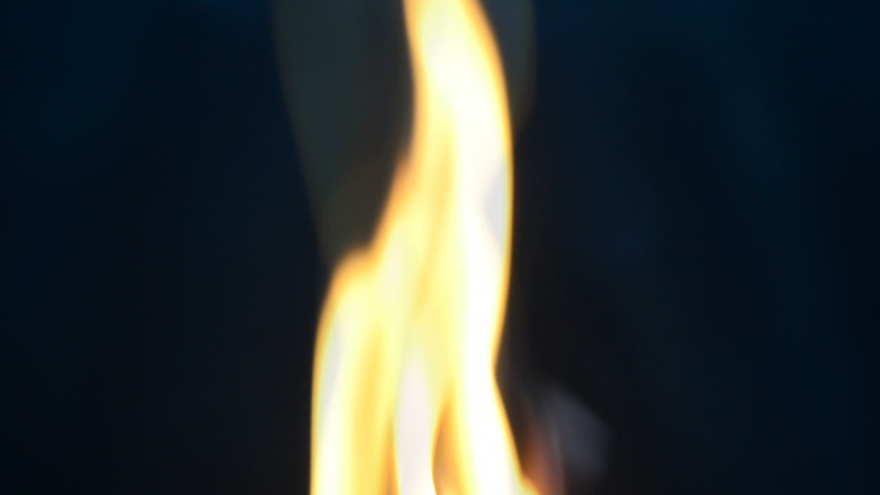 Slow Motion. Fire and smoke. Slow Motion. Fire and flame