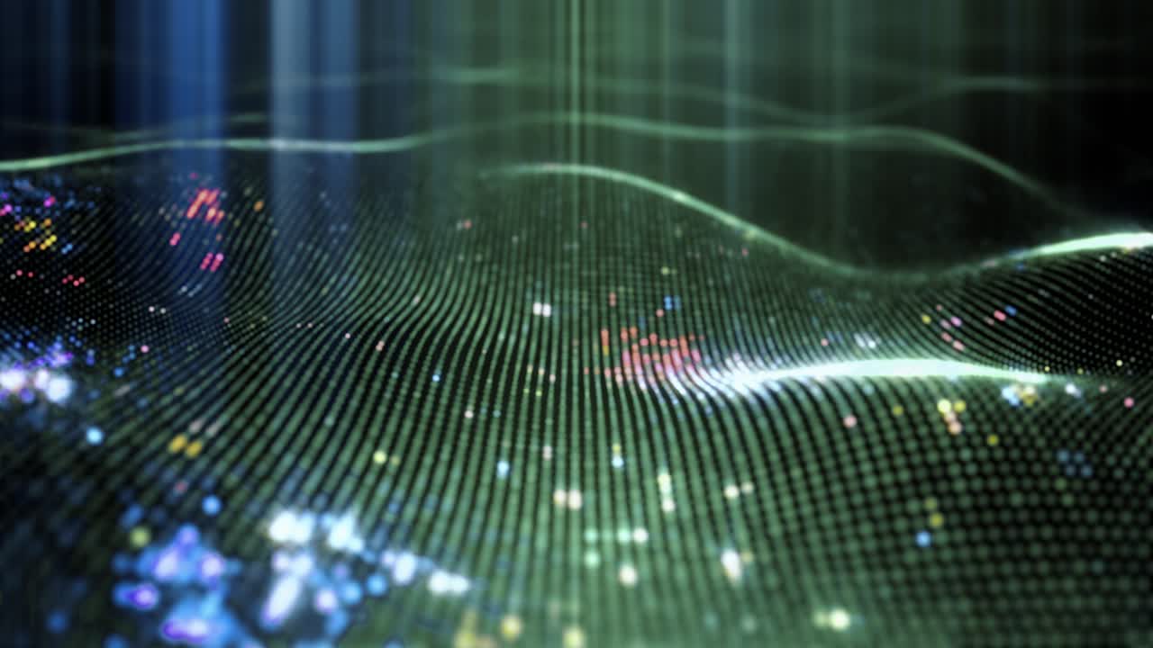 Abstraktes digitales Wellenmuster