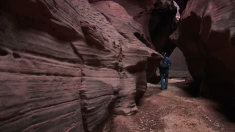 Panup-Of-A-Rockclimber-Making-Her-Way-Up-A-Granite-Cliff-Face