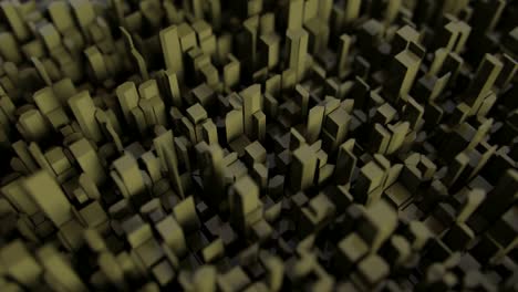 4k abstract cubic background.