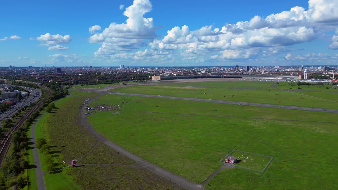 Aerial View of Tempelhofer Feld, Berlin