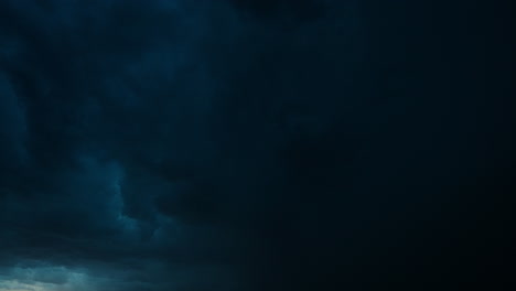 dark storm clouds with lightning