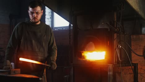 blacksmith at work