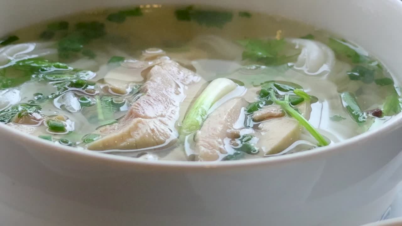 Bowl of Vietnamese Pho Soup