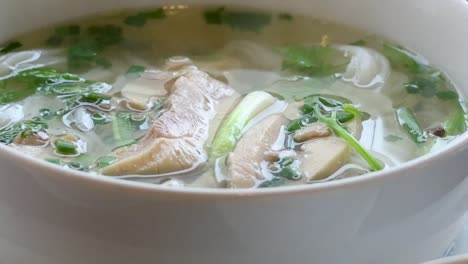 bowl of vietnamese pho soup