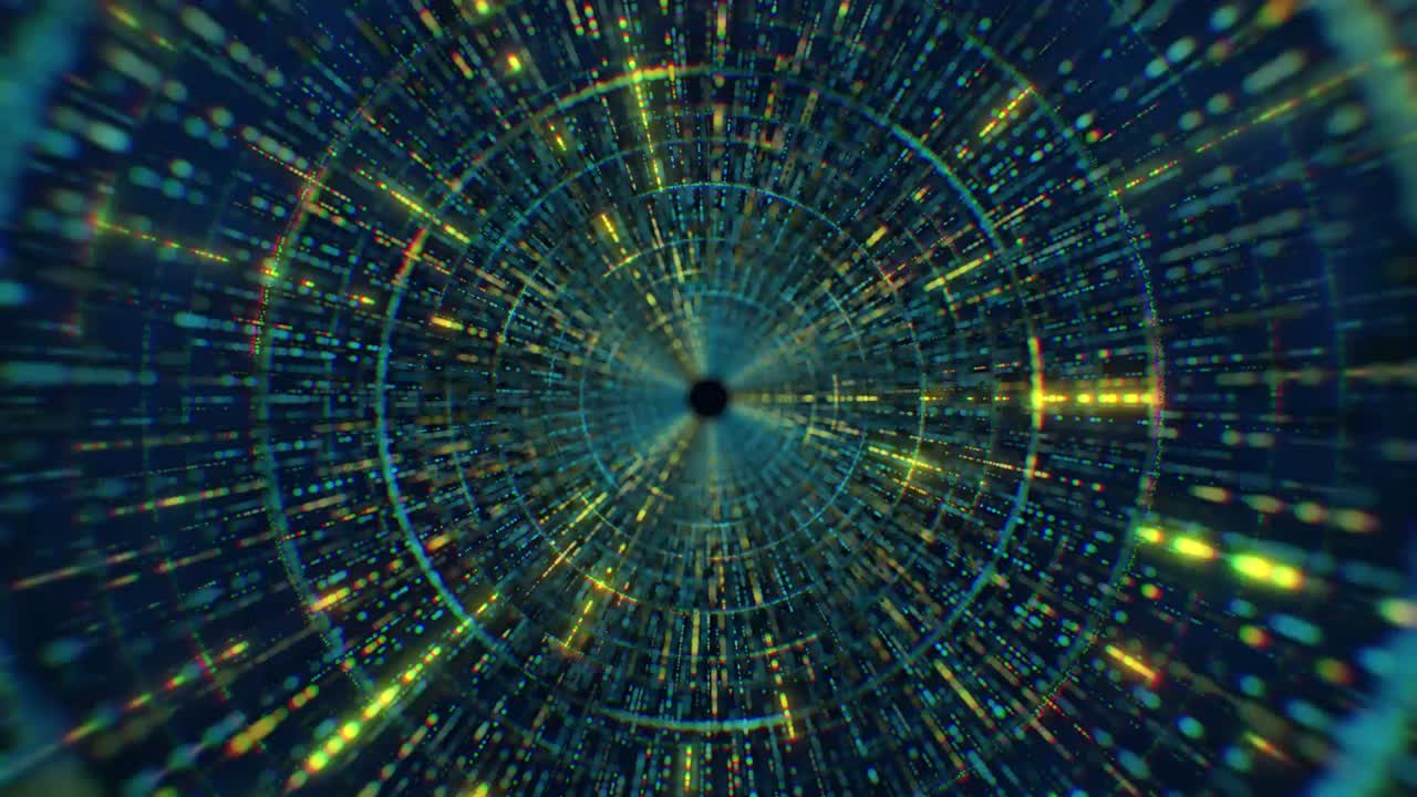 динамическая анимация туннеля