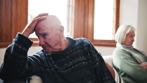 Angry,-argument-and-senior-couple-on-a-sofa