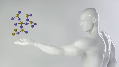 ciencia química y descubrimiento como un concepto futurista