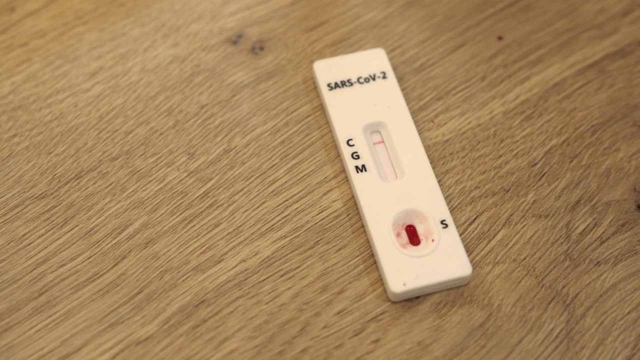 Review of a negative covid 19 blood test