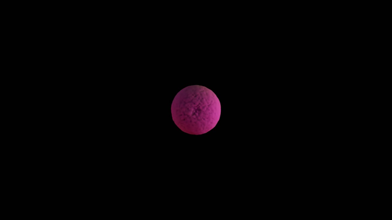 Anello di fumo rosa astratto