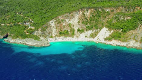 Lefkada-Agiofili-Playa-Paraíso-De-Verano-Agua-Azul