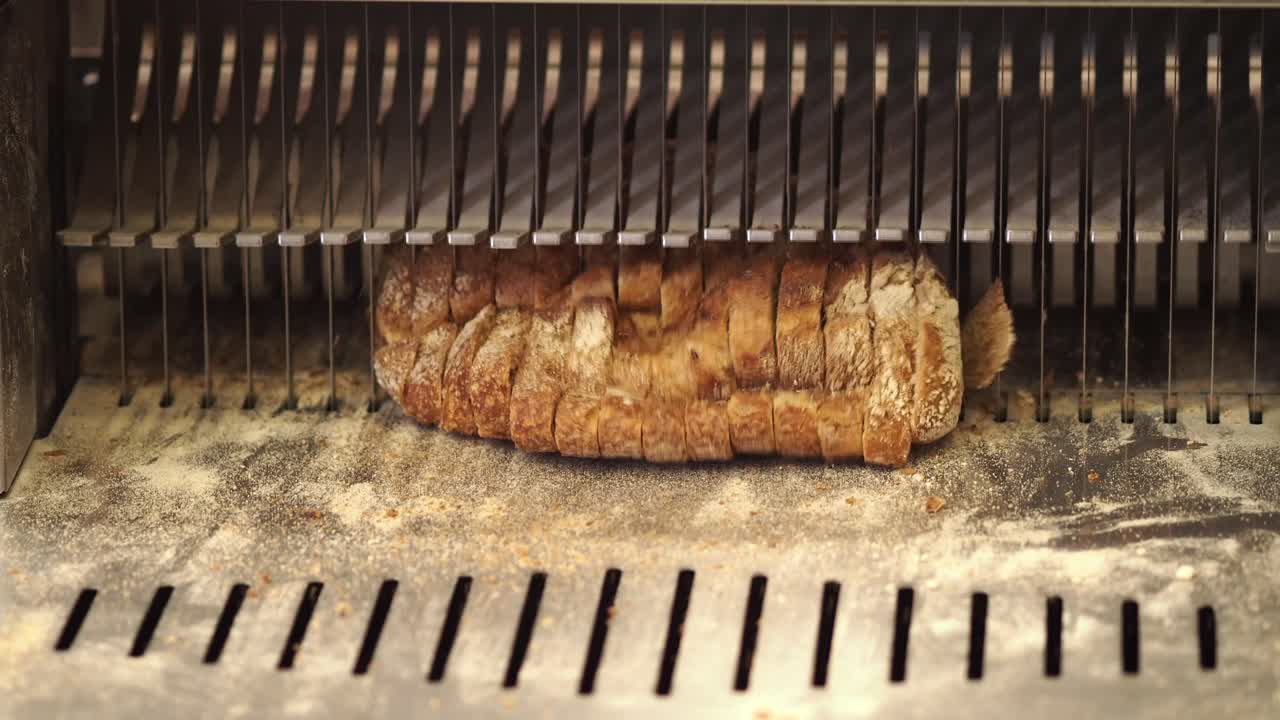Slicing Bread with Bread Slicer