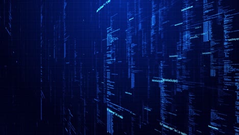 el fondo del bucle de escritura del código de programación. códigos de sitios web en la pantalla de la computadora.