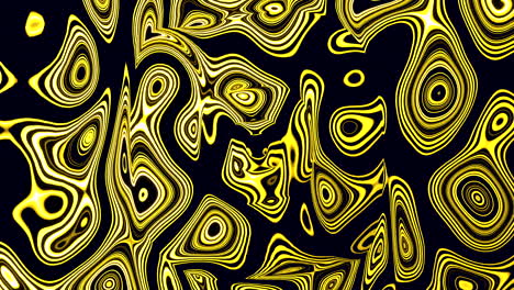 abstract black and yellow pattern