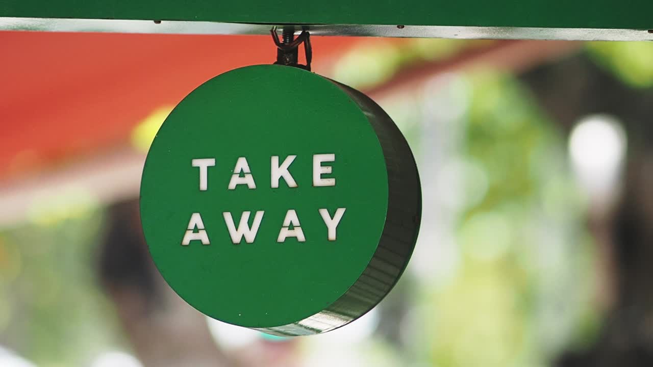 Take Away Sign