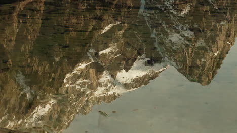 mountain reflection in a lake