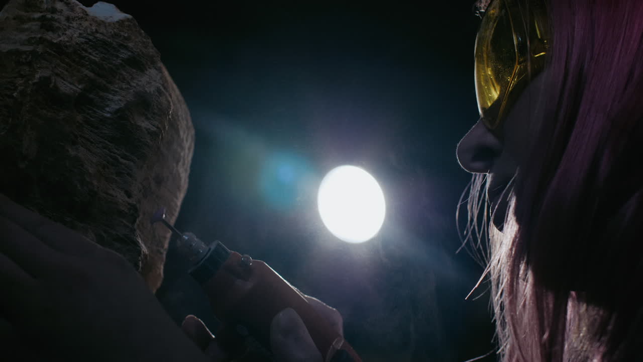 tallado de piedra en progreso