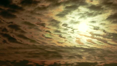 el lapso de tiempo del amanecer.