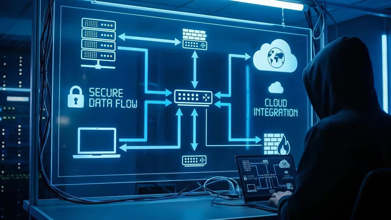 Cybersecurity Data Flow and Cloud Integration