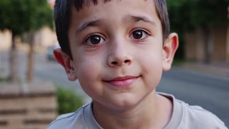 retrato en primer plano de un niño