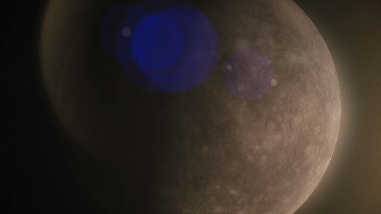 una vista de cerca de la luna