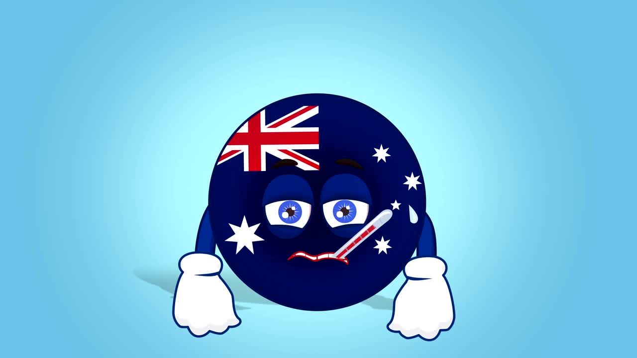 만화 아이콘: 오스트레일리아 발, 얼굴 애니메이션, 알파 매트