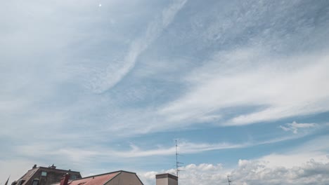 Time-Lapse-taken-over-the-building-rooftops-of-downtown-Geneva,-Switzerland