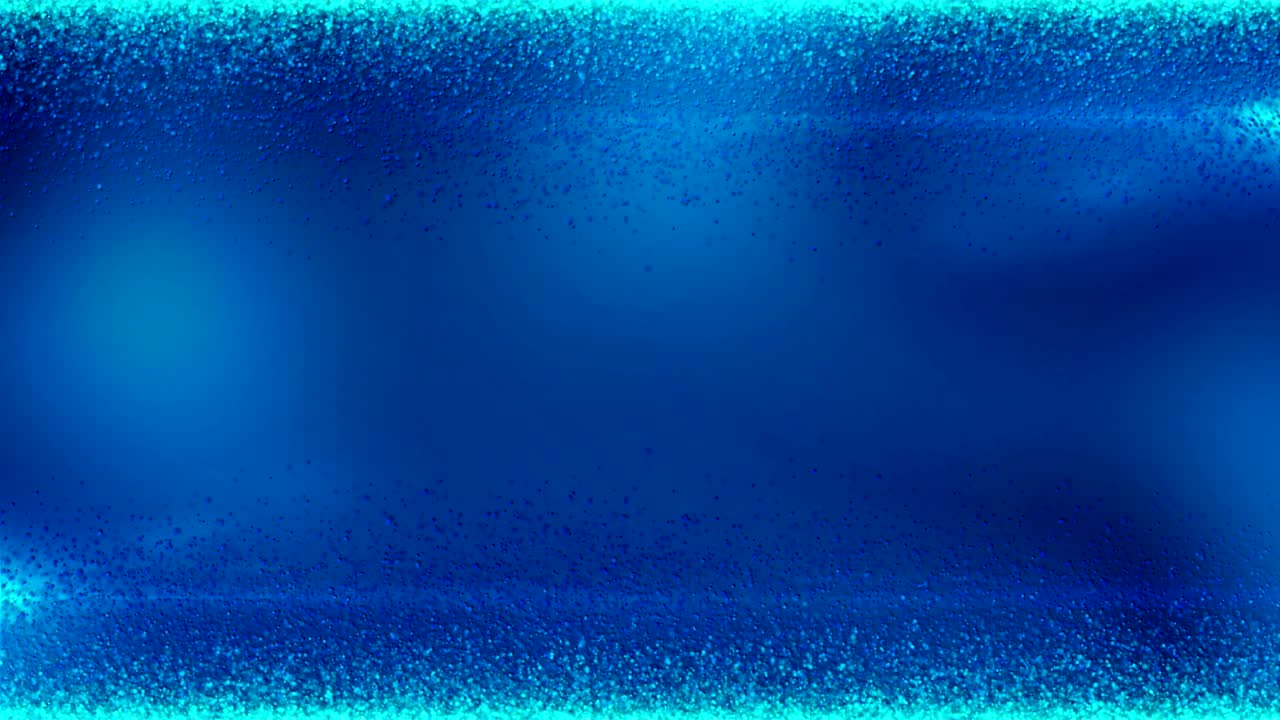 얼어붙은 꺼기 입자가 음료에서 흐르는 크리스마스 3d 비디오 축하 카드