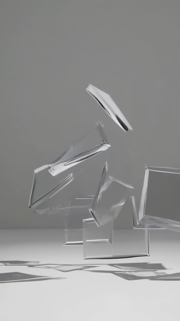 Abstract Glass Cubes