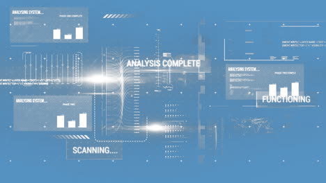 arrows moving upwards with graphs and statistics