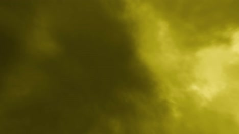 animación 3d que revela un planeta alienígena con agua, montañas y cielo amarillo