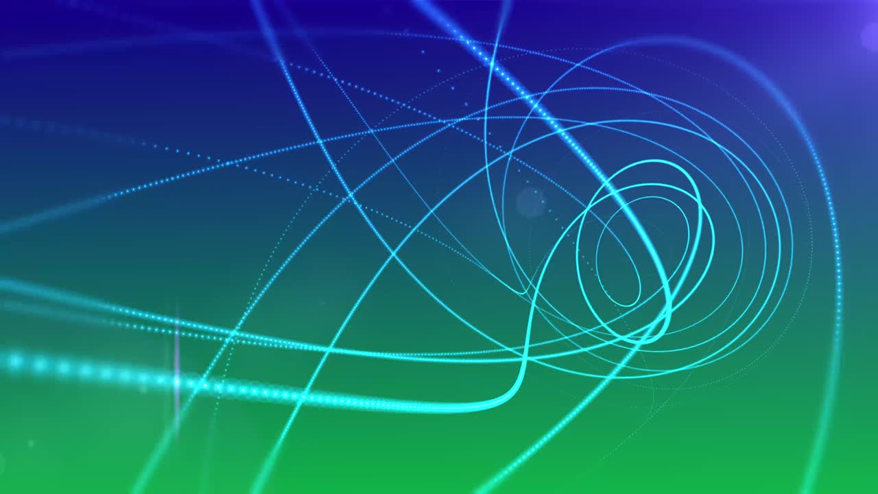 추상적 방식으로 회전하는 선의 트위터