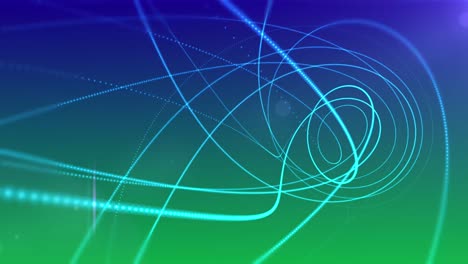 twitter de líneas girando de manera abstracta