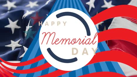 Animation-of-memorial-day-text-over-flag-of-america-pattern