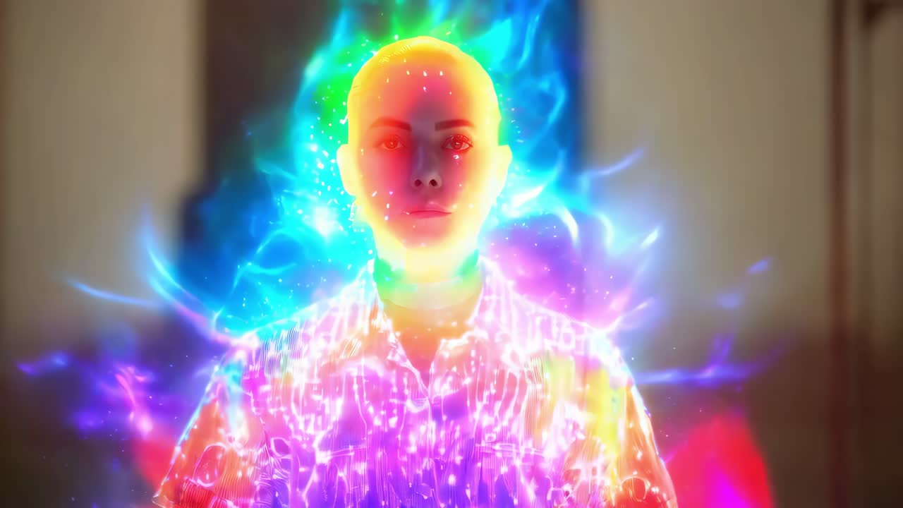 ritratto di donna luminosa