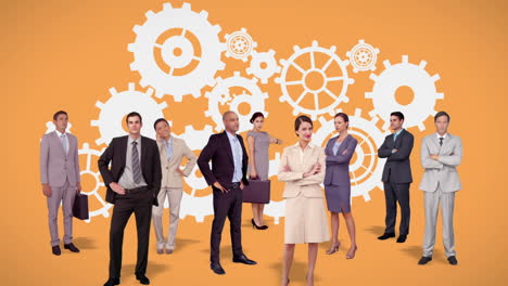 Business-team-standing-against-cogs-animation