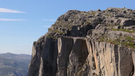 pulpit rock preikestolen beautiful nature norway