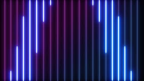 marco de neón de luz abstracta en fondo negro. espectáculo de láser animación en bucle. video 4k