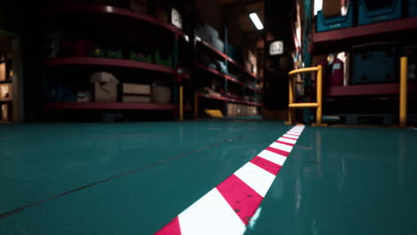 interior of a warehouse storage of retail shop