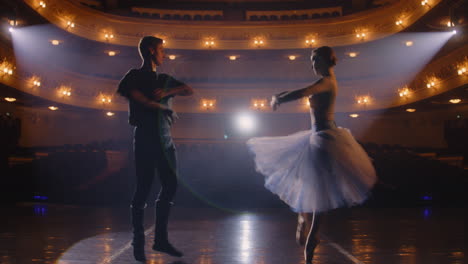 ballet performance on stage