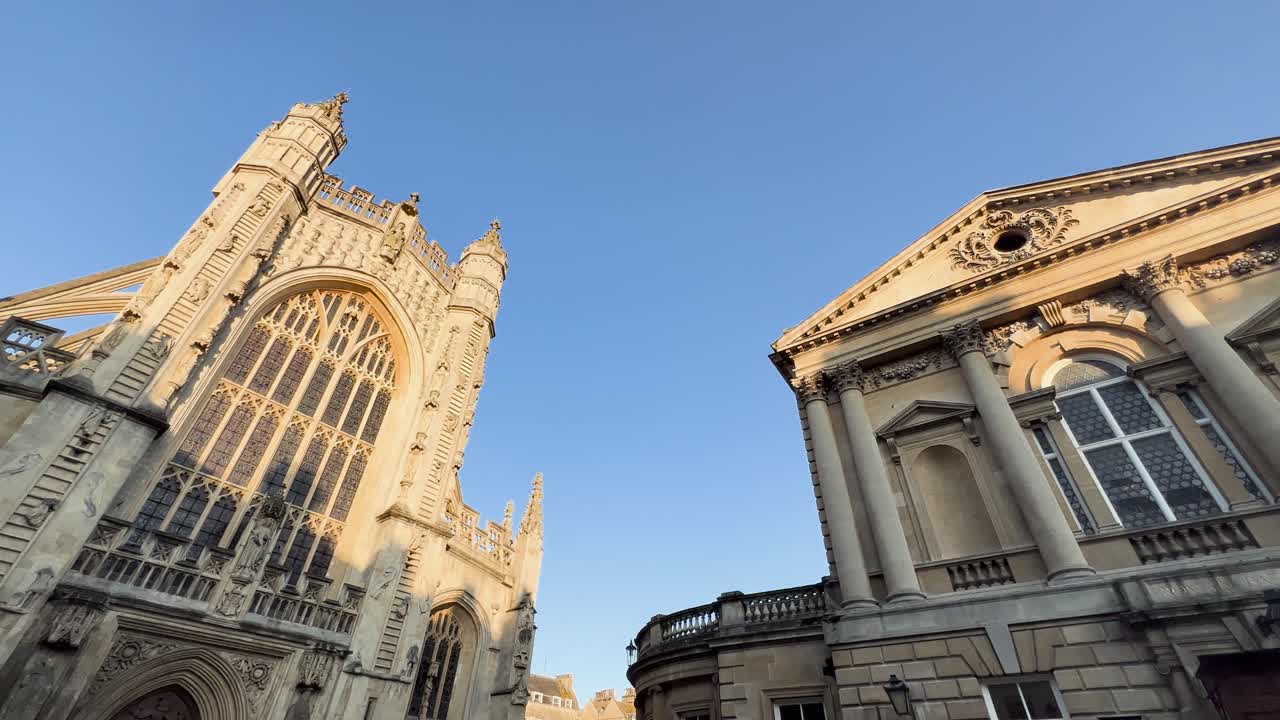 Bath Abbey and The Roman Baths UK Tourist Attractions