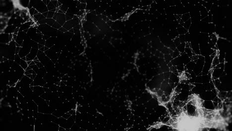 abstrakte visualisierung der netzwerkverbindung