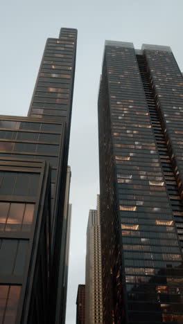 stunning skyscrapers at night