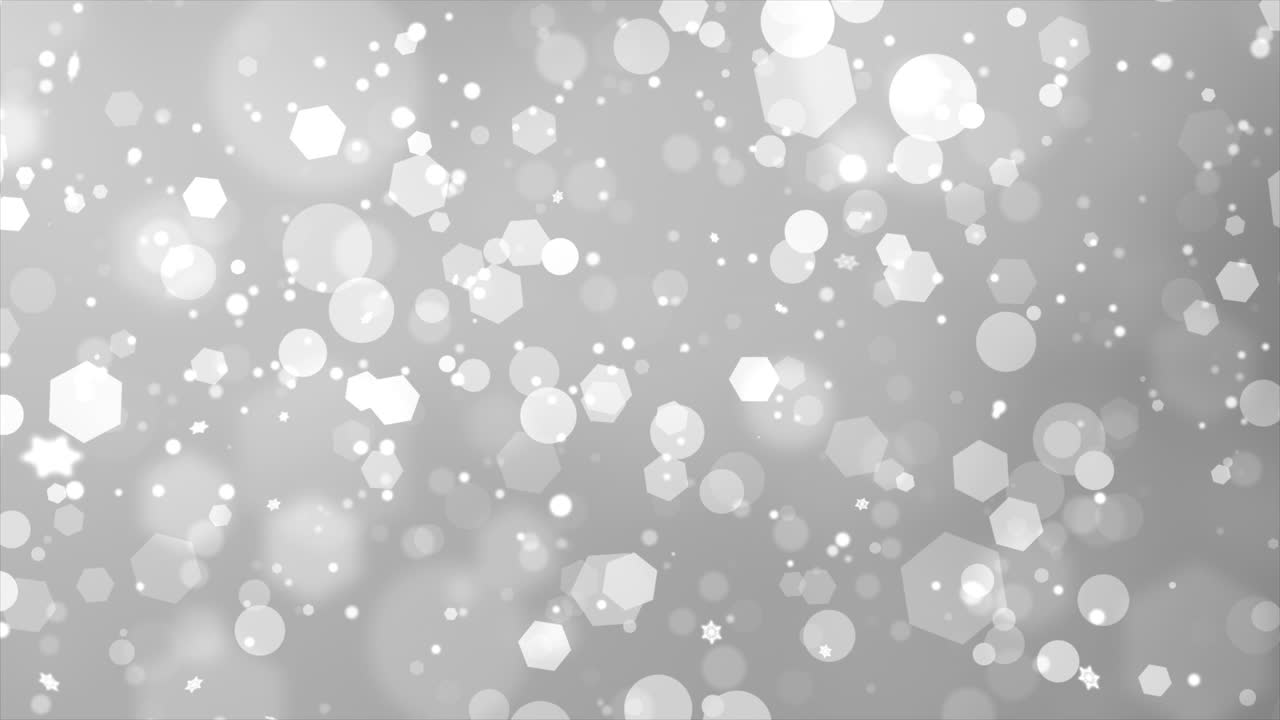 Abstract Silver Bokeh Background