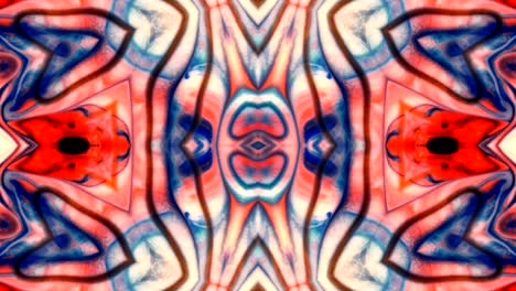 movimiento de fondo de kaleidoscopio abstractamente colorido