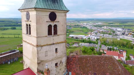 güssing castle tower town, burgenland, austria landscape panorama europe