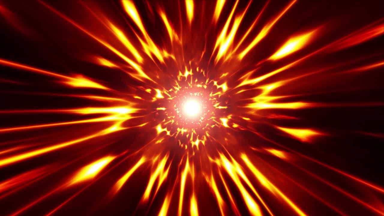 efecto de rayas de energía de fuego estallado