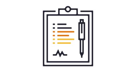 examination icon animation
